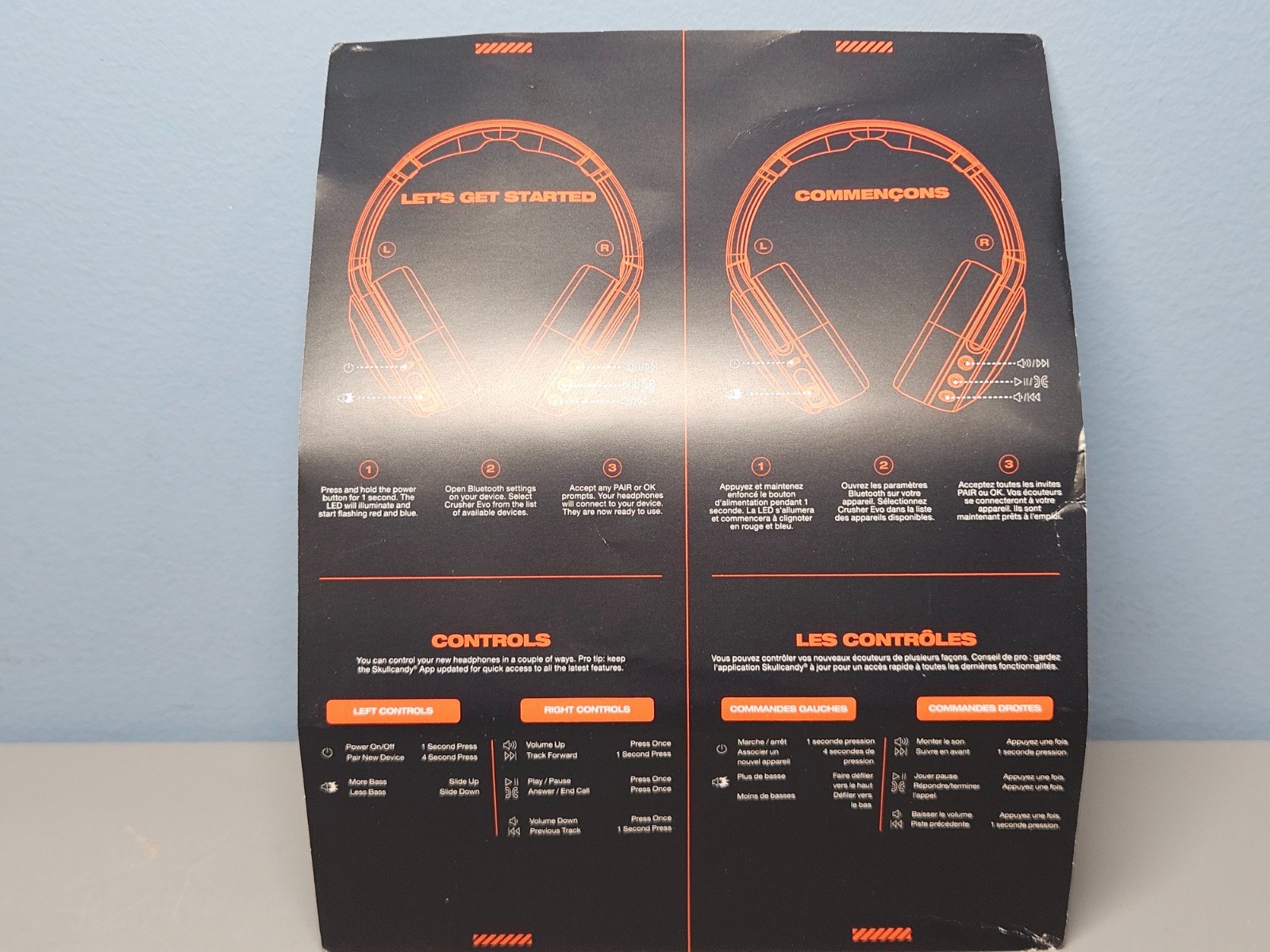 Skullcandy Crusher EVO Wireless Bluetooth Patented Crusher Bass – Parts Only