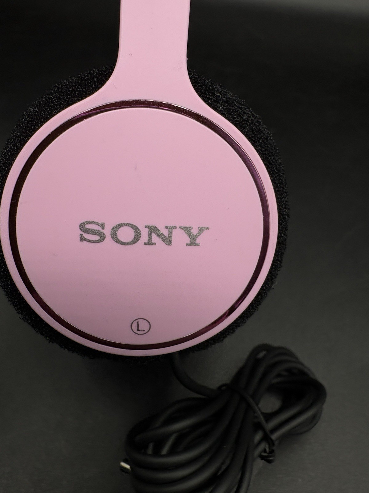 Tested and working Sony MDR-222 Headband Headphones Pink 3.5mm Jack