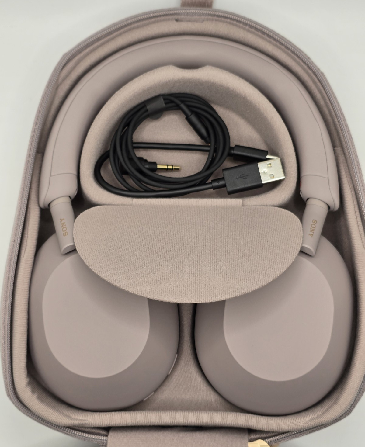 Sony WH-1000XM5 Premium Noise Canceling Wireless Headphones, Smoky Pink