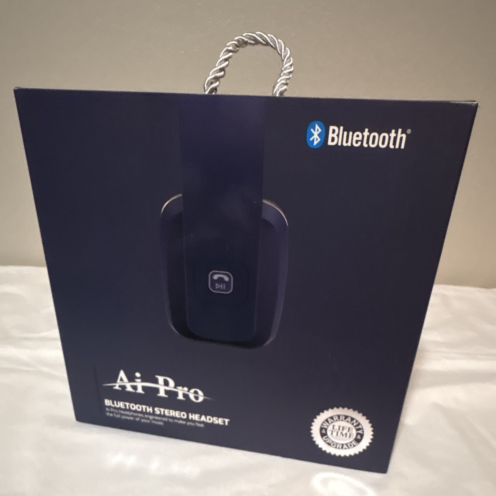 Ai Pro AIPRO-100 PLUS Bluetooth Over-Ear Noise Cancel Foldable Mic Blue/Black