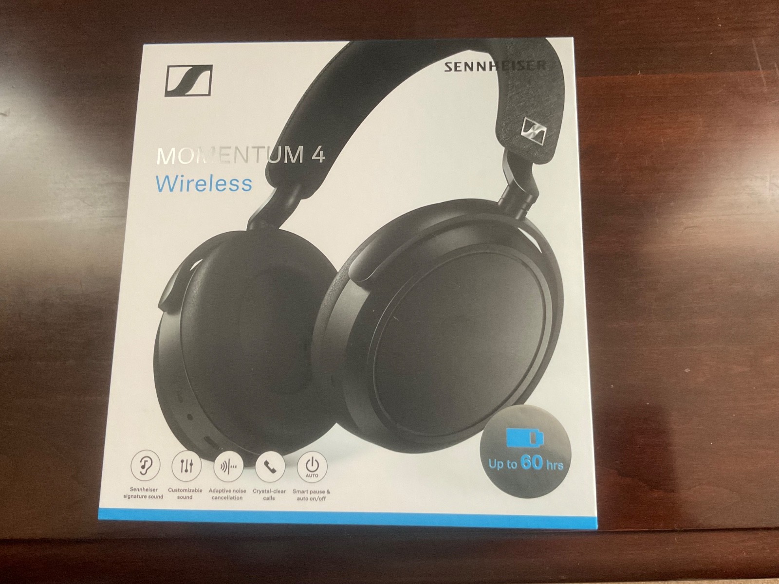 Sennheiser Momentum 4 Over The Ear Wireless Headphones – Black