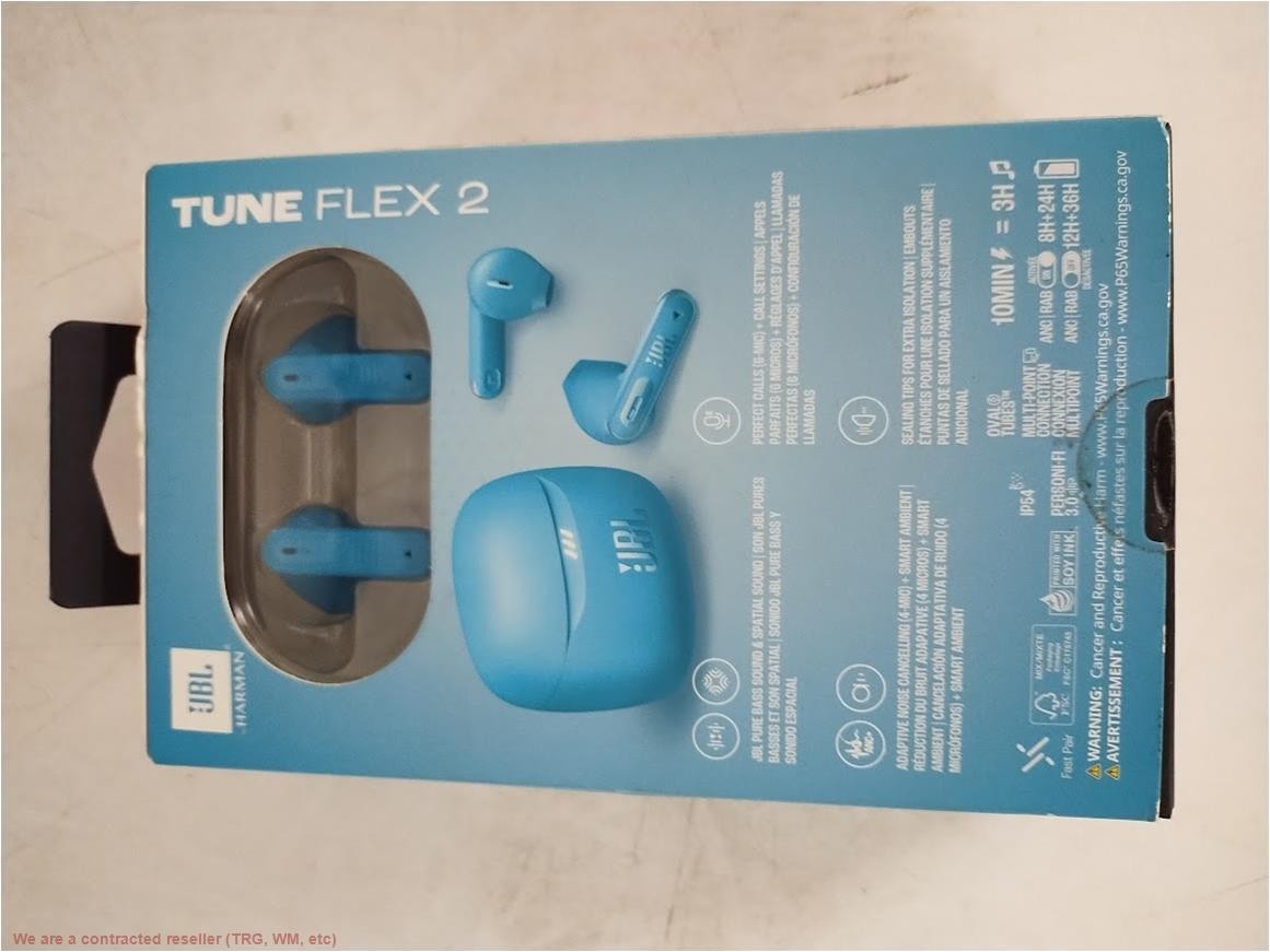 JBL Tune Flex 2 True Wireless Noise Cancelling Earbuds – Turquoise