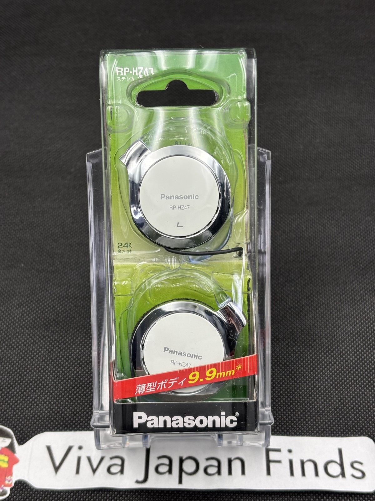 Panasonic Clip Earphone Headphone RP-HZ47-W 9.9mm White NEW