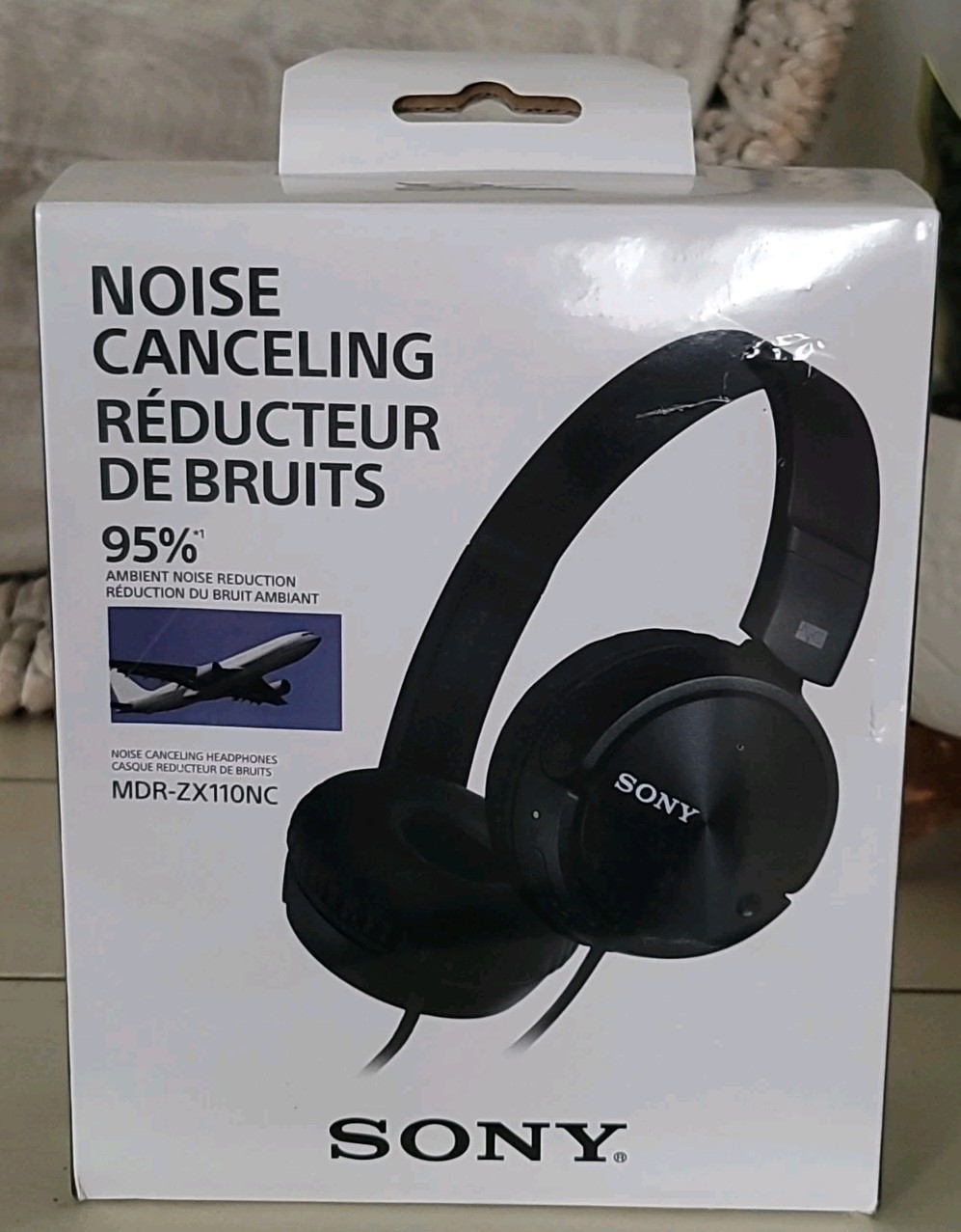 Sony ZX110NC Headband Wired Headphones – Black