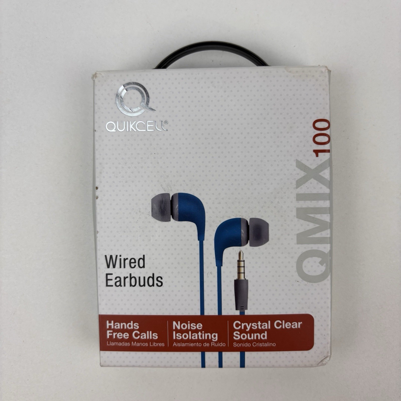 Quikcell QMIX 100 Wired Earbuds Noise Isolating In Ear Headphones With 3.5mm