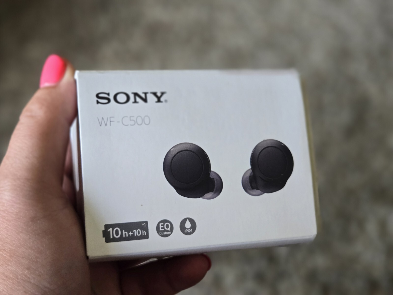 New Sony WF-C500 Truly Wireless In-Ear Bluetooth Headphones – Black