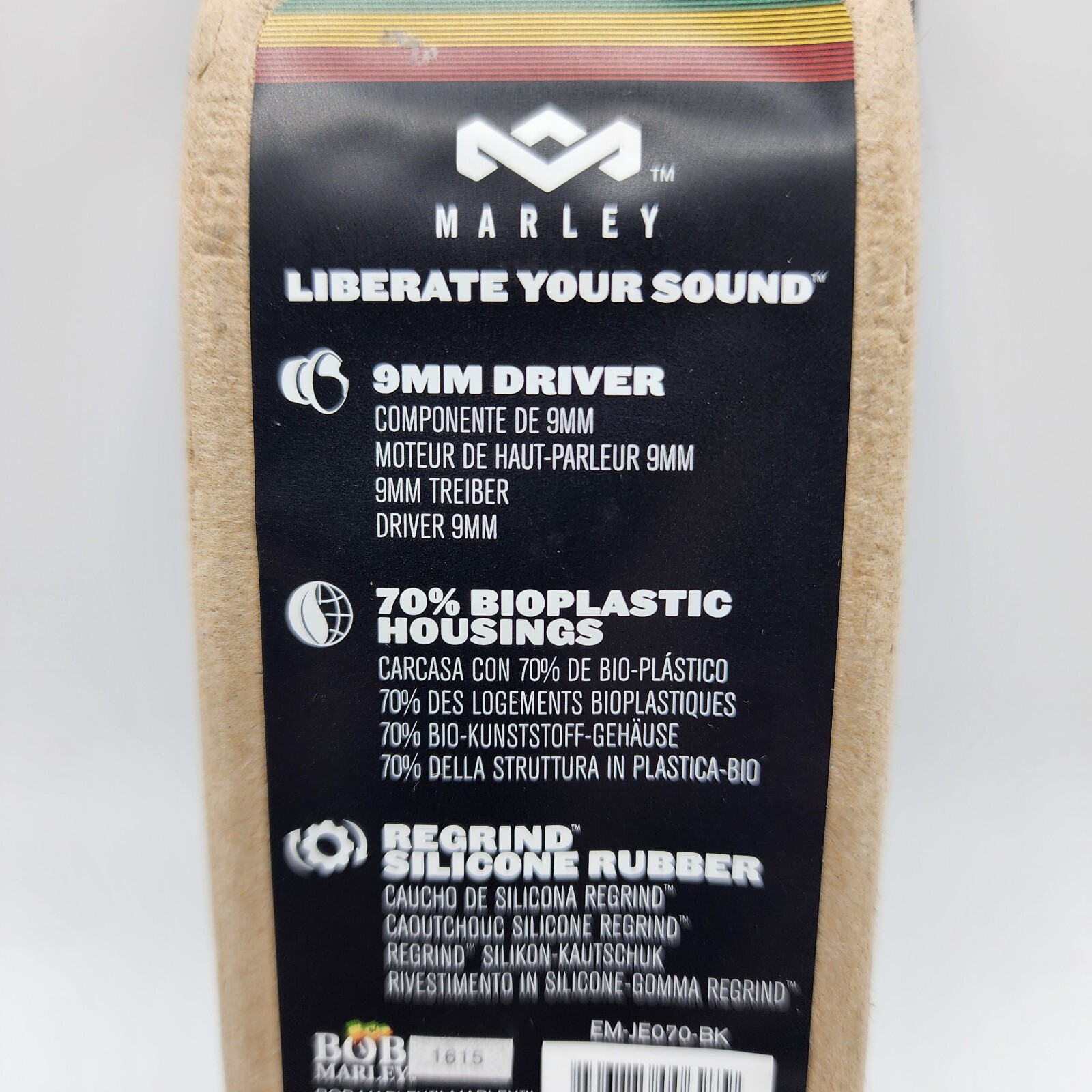 House of Marley Mystic Corded In- Ear Buds Black NEW Open Box.
