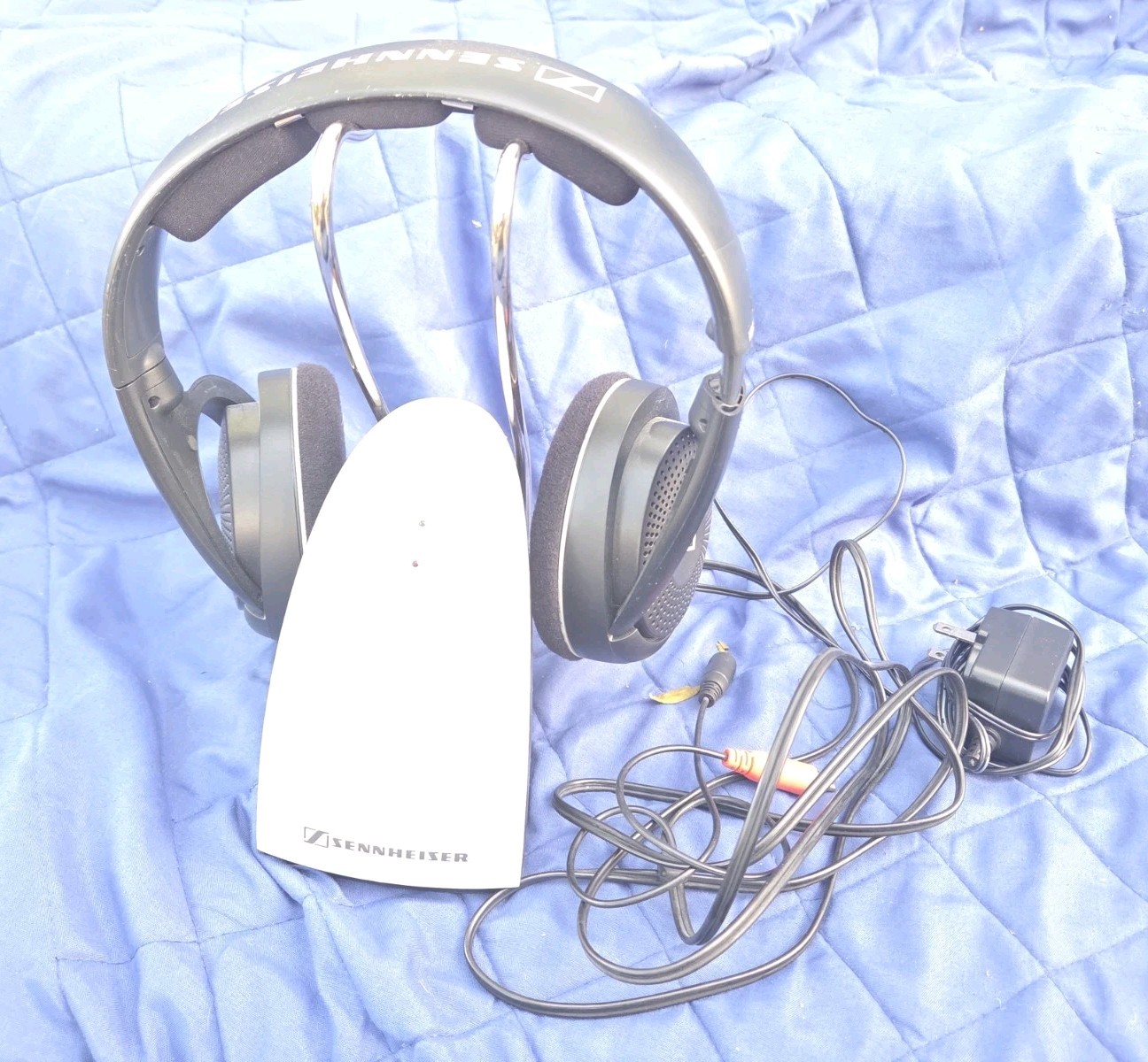 Sennheiser TR120 On-Ear Wireless RF Headphones with Charging Cradle