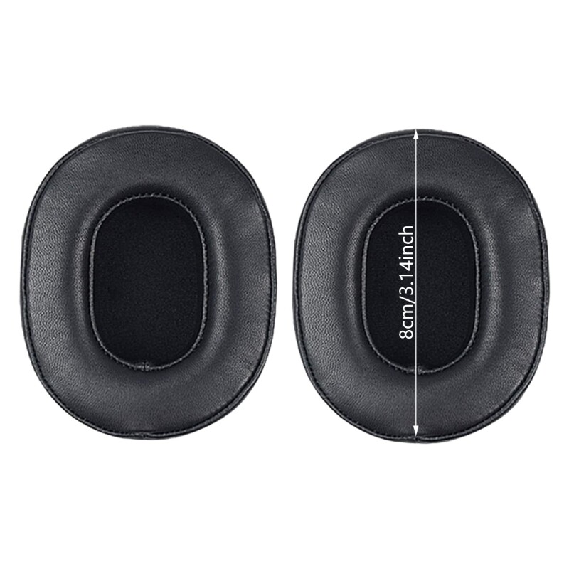 Replacement Ear Pads for M50X M40X Soft Protein Leather Headphones Earpads