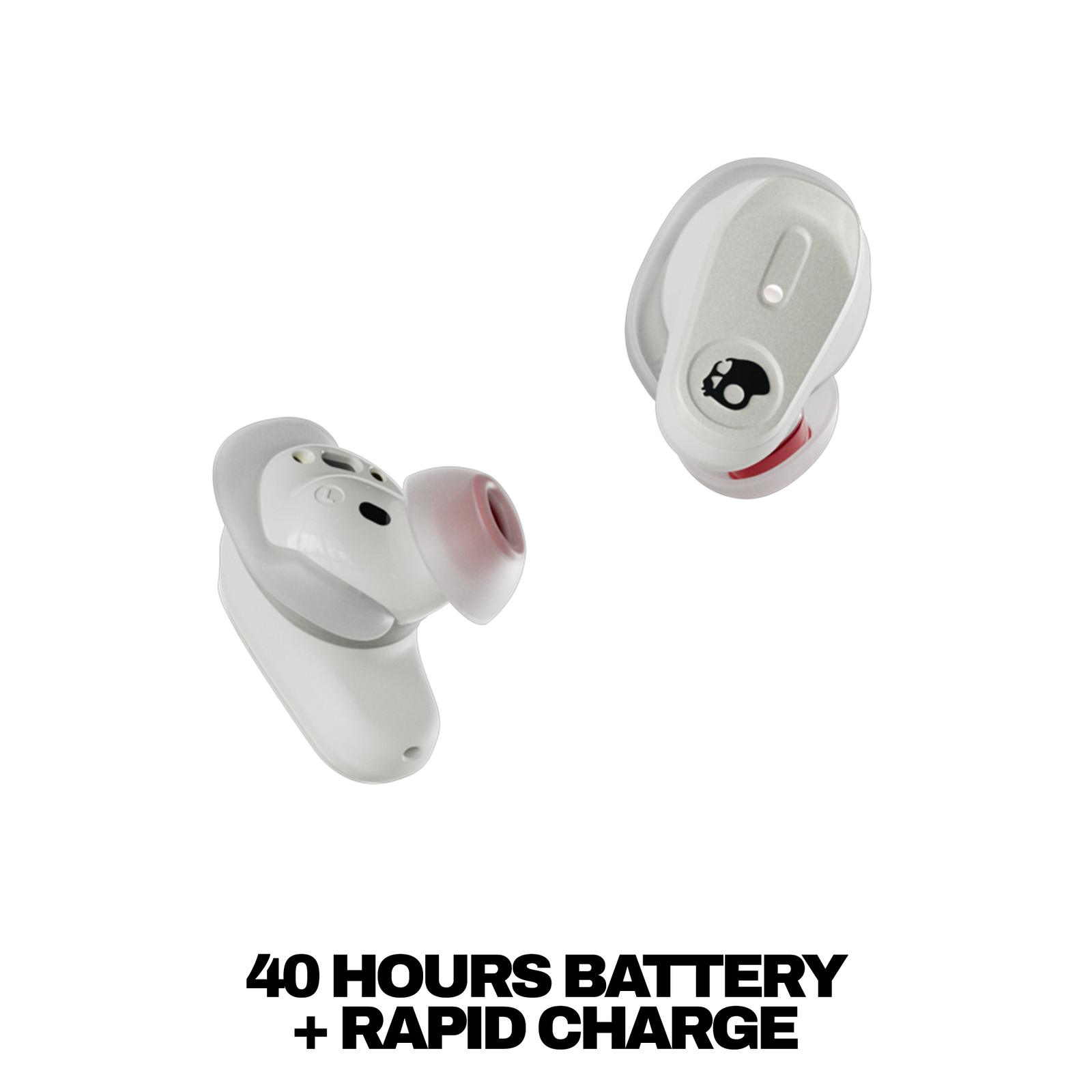 Skullcandy – Method 360 ANC True Wireless Noise Cancelling Earbuds – Bone