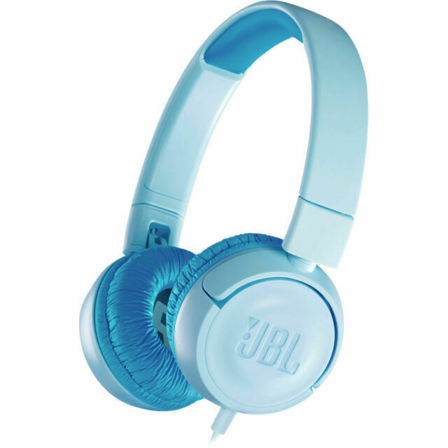 JBL Jbljr300blu Kids Folding On-ear Headphones – Ice Blue