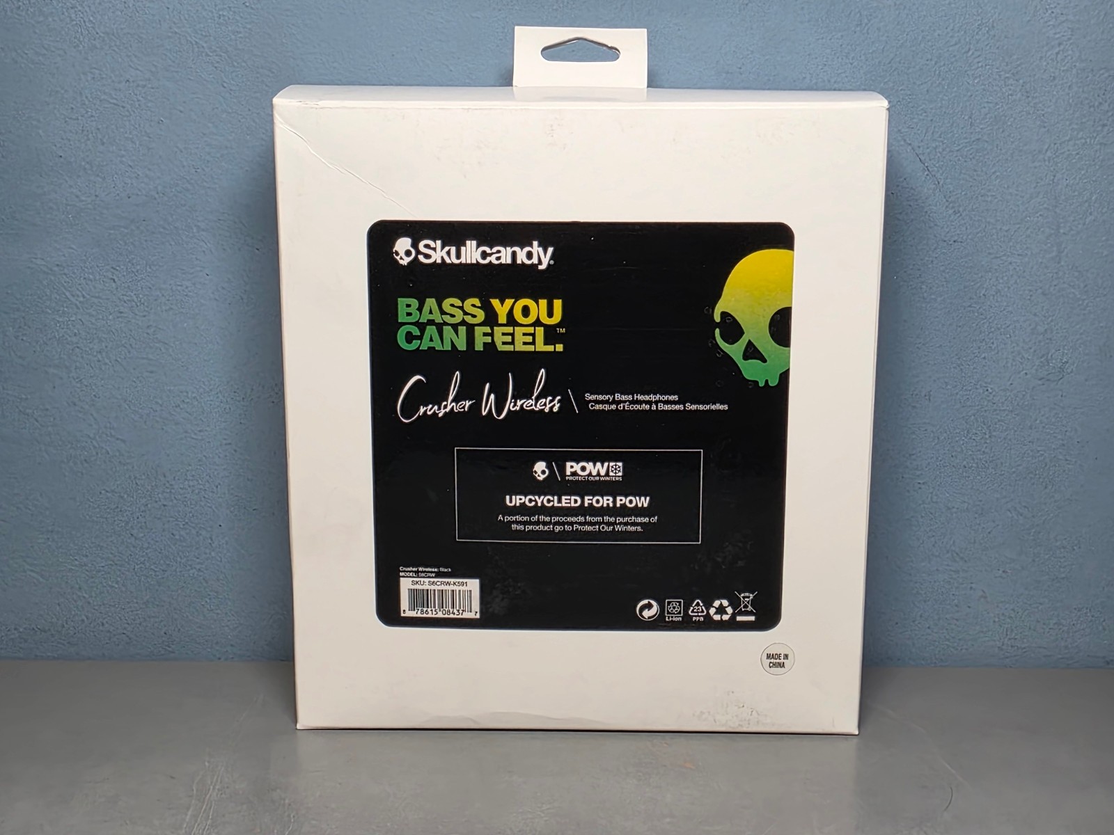 Skullcandy Crusher Wireless Headphones -Black – S6CRW-K591 New!