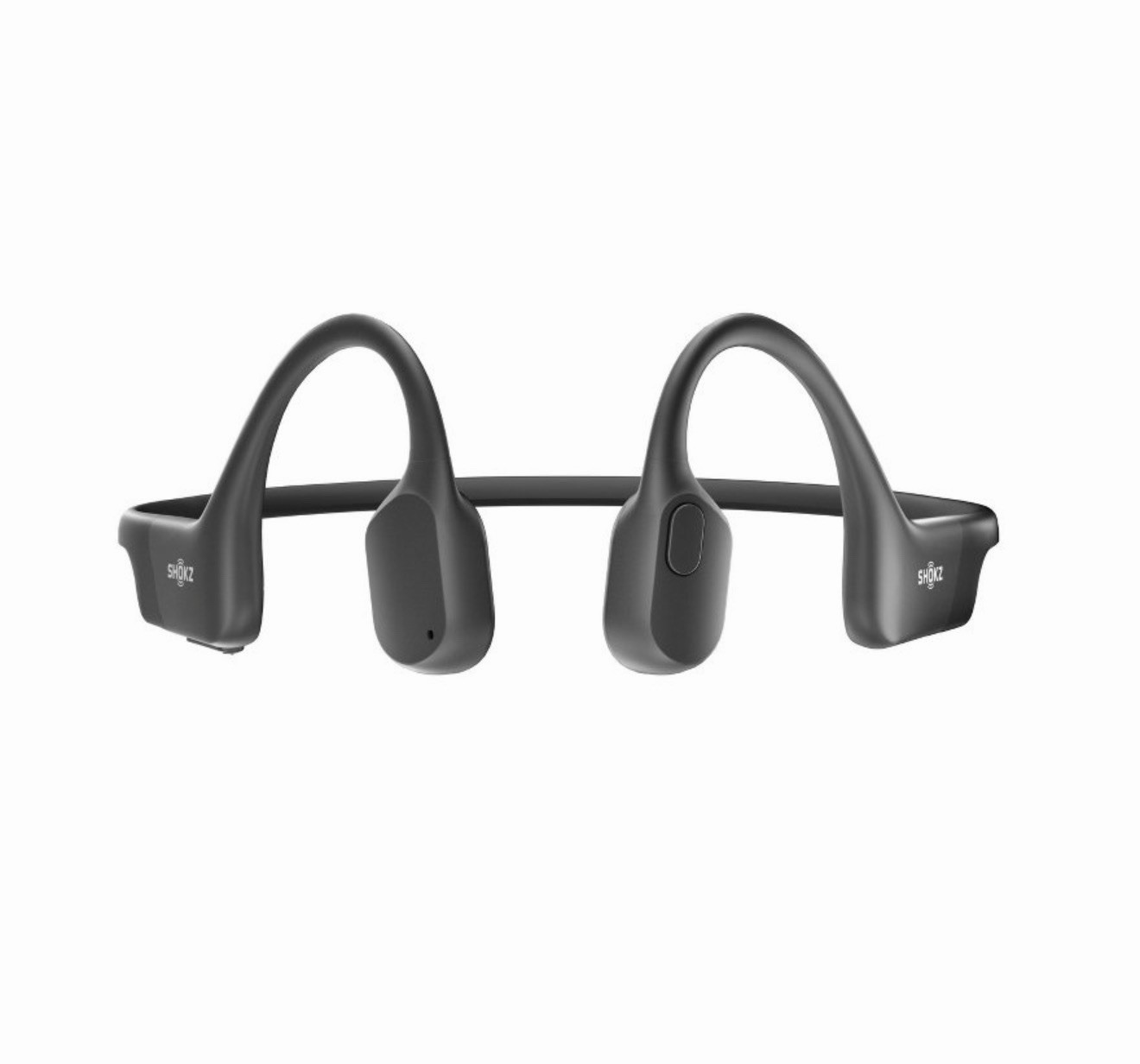 Shokz OpenRun Open-Ear Bluetooth Headphones Black Water Resistant