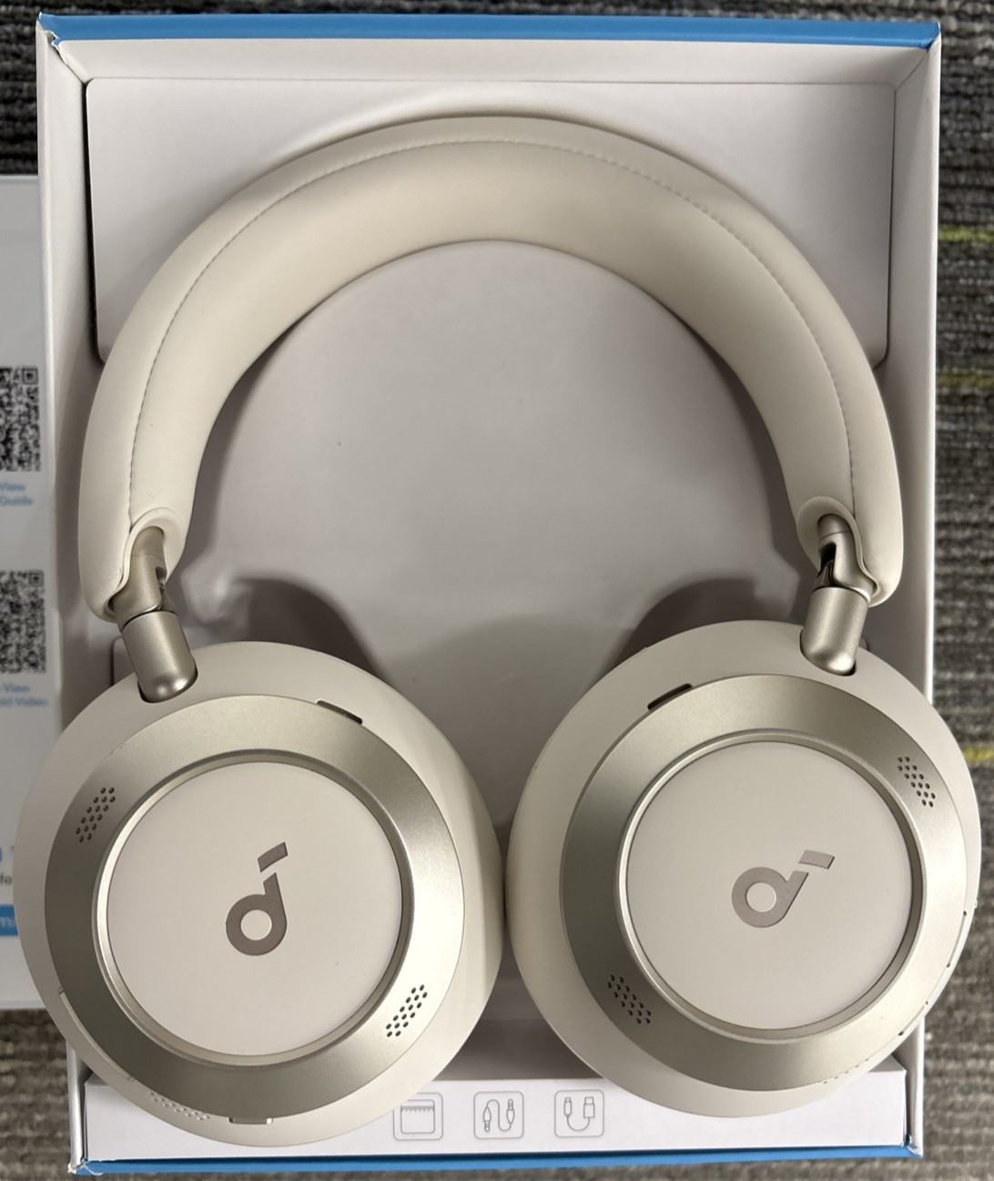 Soundcore Space One Pro Over Ear Headphones Adaptive ANC, Hi-Res Audio