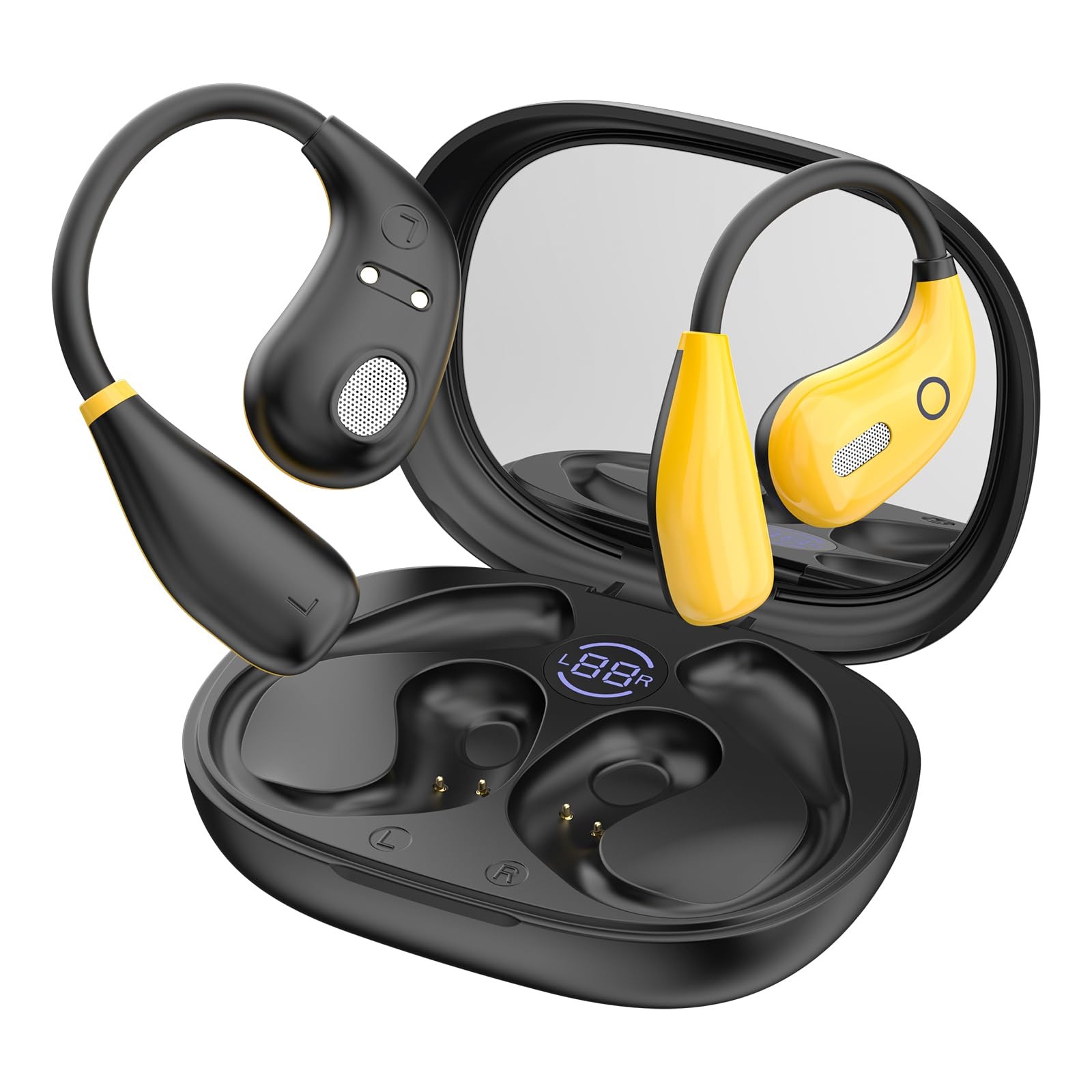 YYFEIDBFEO Open Ear Earbuds, Wireless Bluetooth 5.4 Headphones