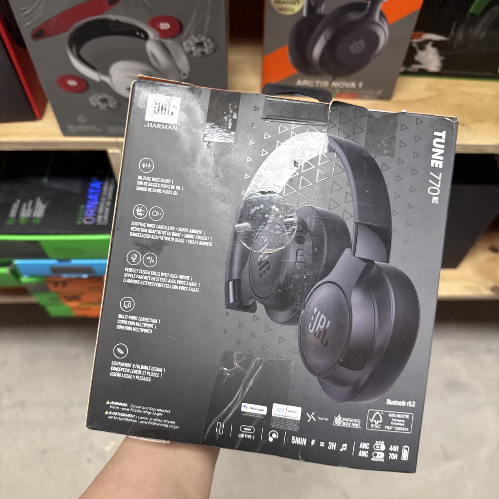 JBL Tune 770NC Adaptive Noise Cancelling Wireless Over-Ear Headphones