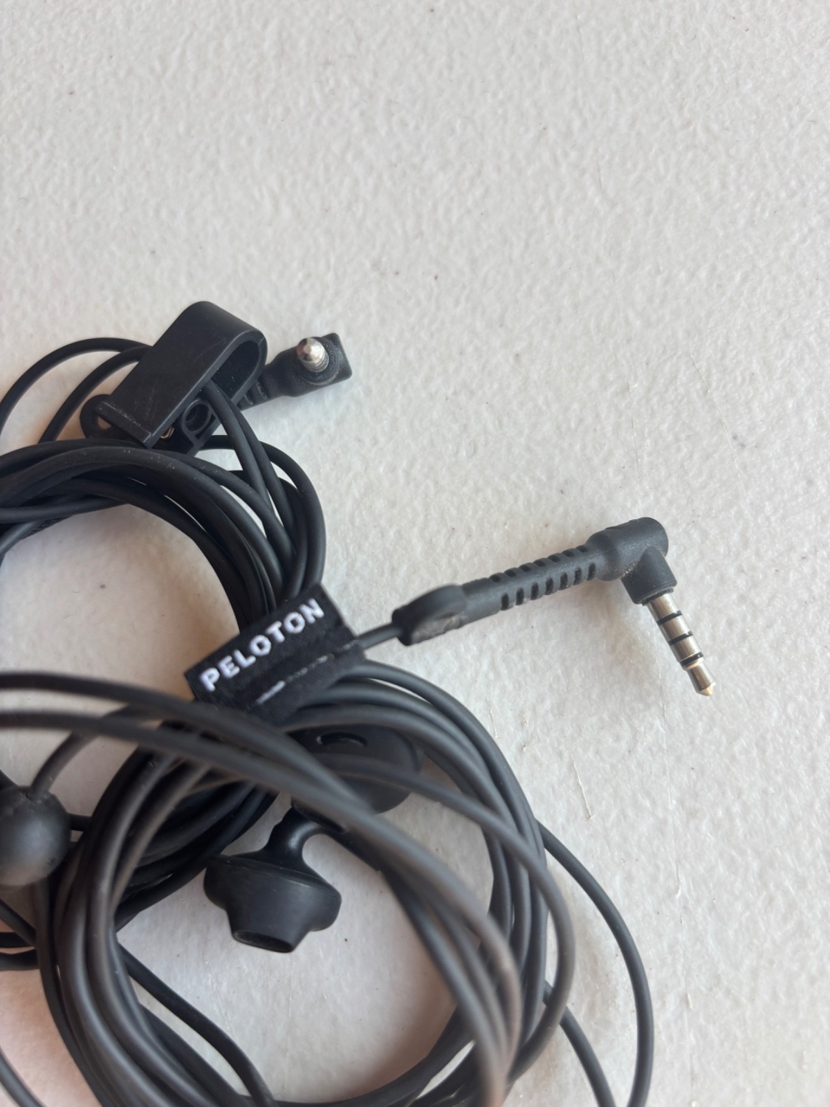 Lot of 2 , Urbanears Peloton Wired Earbuds , 6ft, built in mic, Black