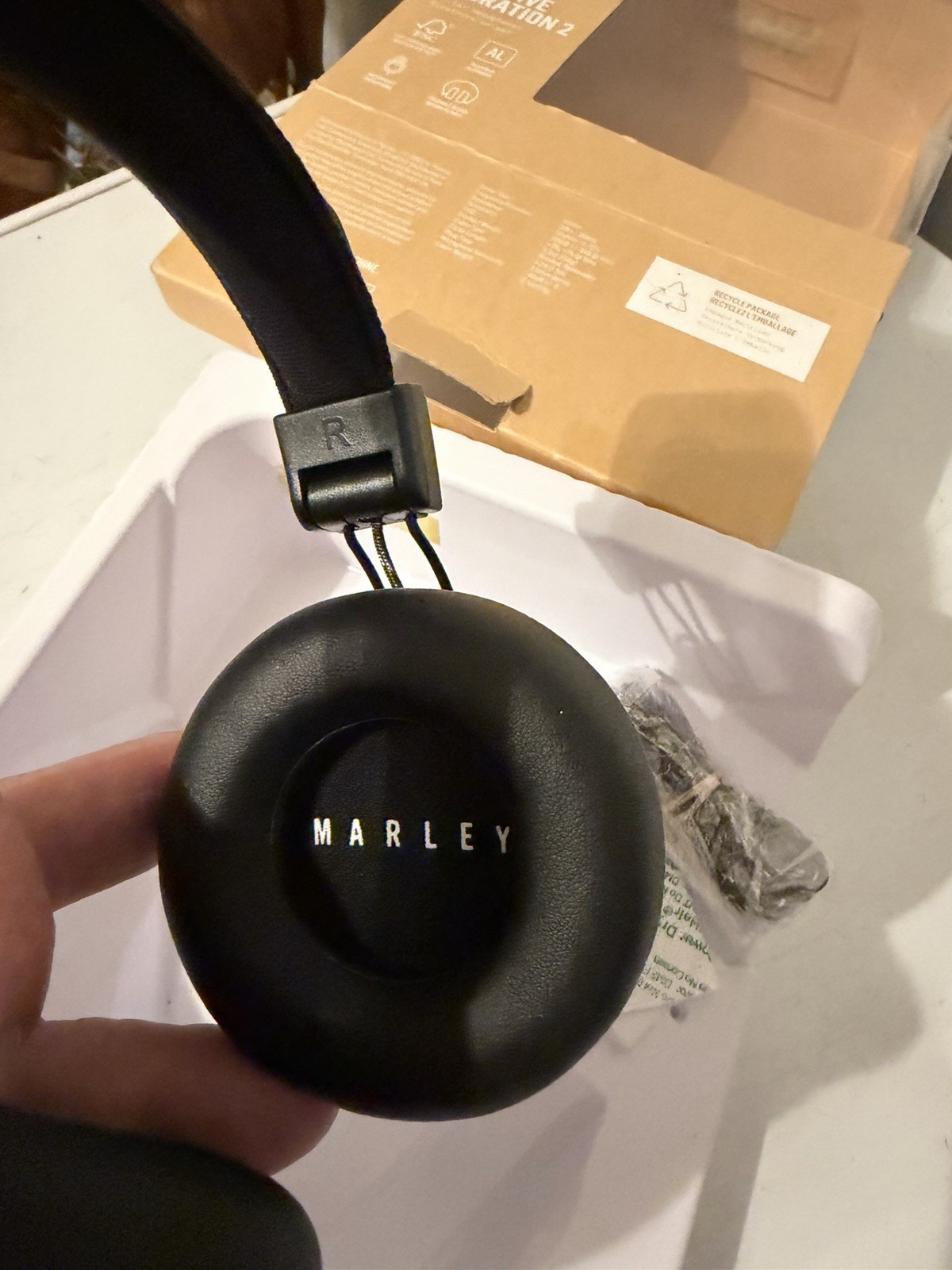 House of Marley Positive Vibration 2 On-Ear Wired Headphones Open Box
