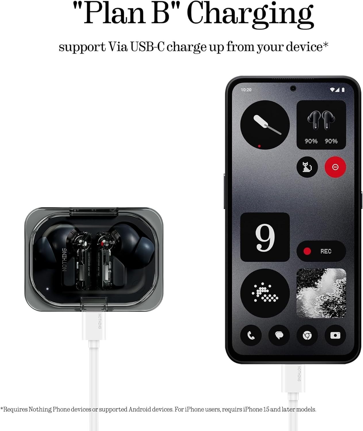 Nothing Ear (a) B162 Wireless Earbuds, 45dB Hybrid Noise Cancelling Earbuds-PRE