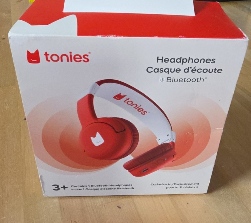 Tonies Bluetooth Headphones for Toniebox 2 – Sunset Red