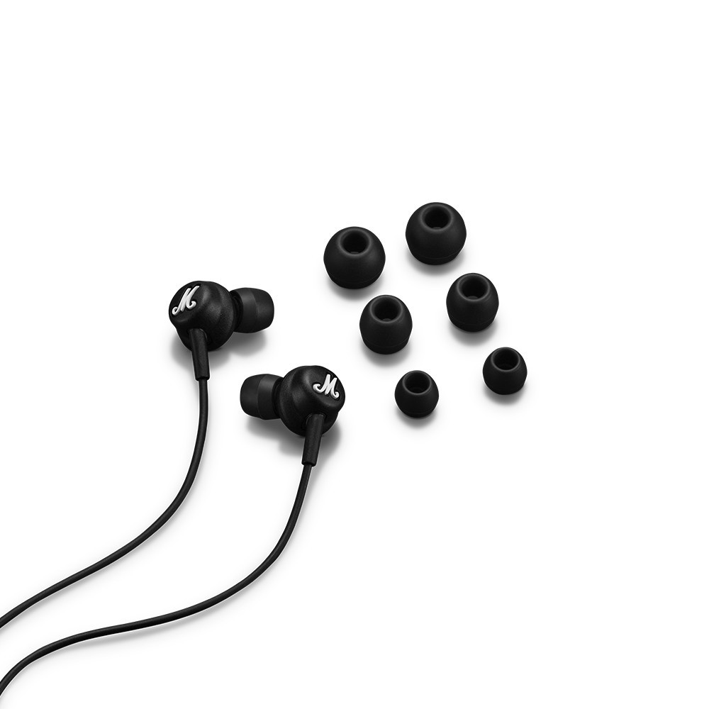 Marshall Mode USB-C Wired Earbuds Black In Ear Headphones Mic Remote