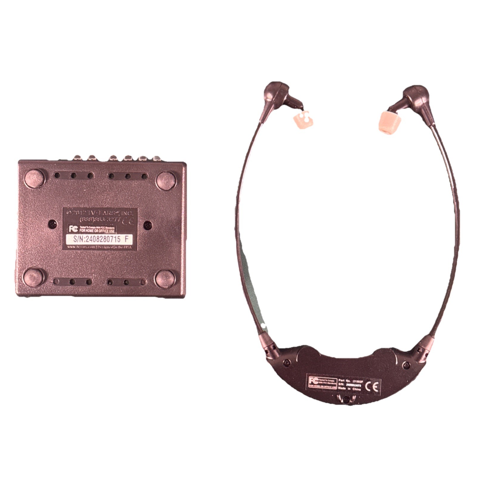 TV Ears Original Wireless Digital Voice Clarifying System 11641 Open Box