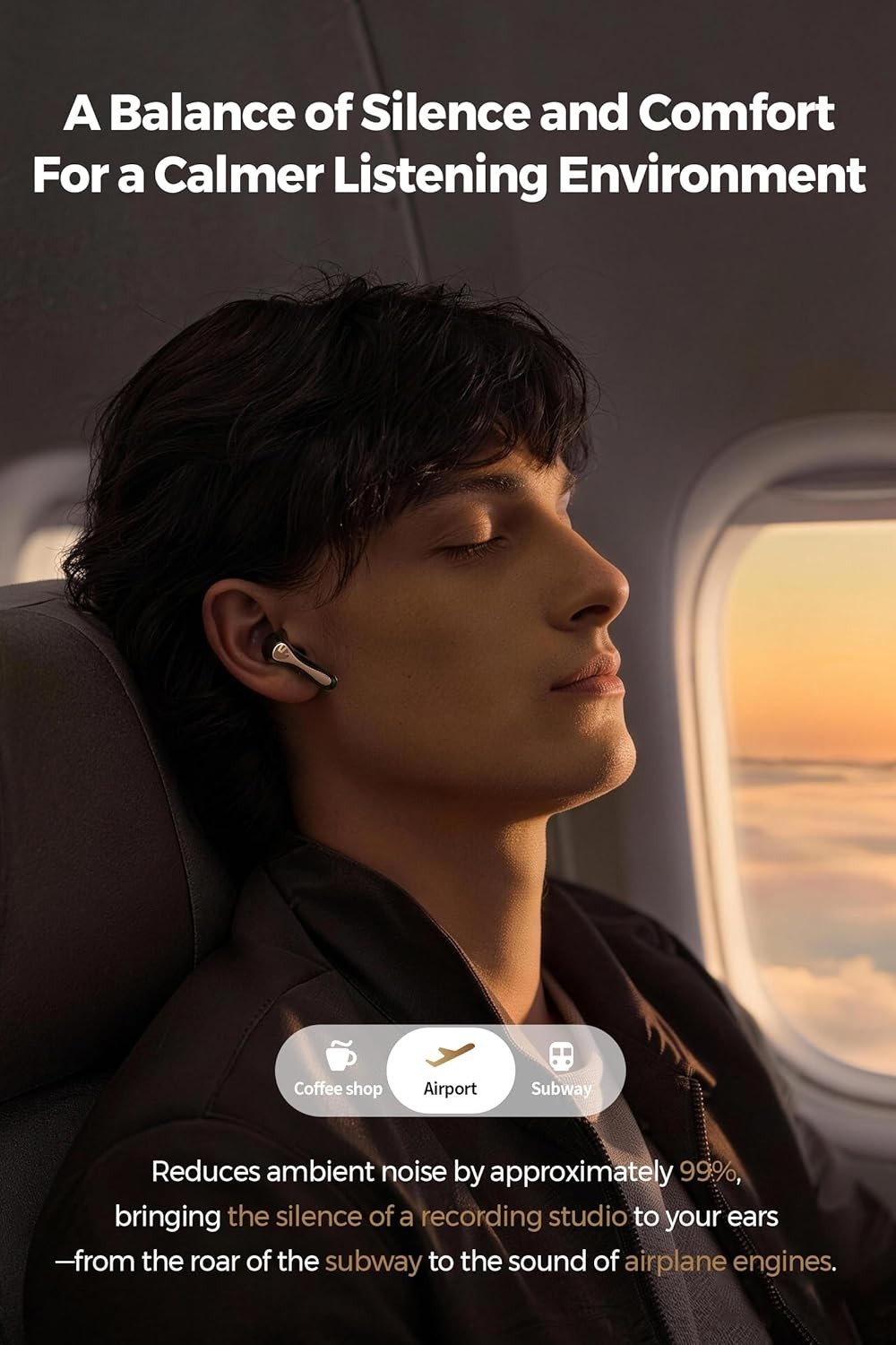 New Open Box-SOUNDPEATS Air5 Pro Plus Wireless Earbuds ANC Hi-Res Audio