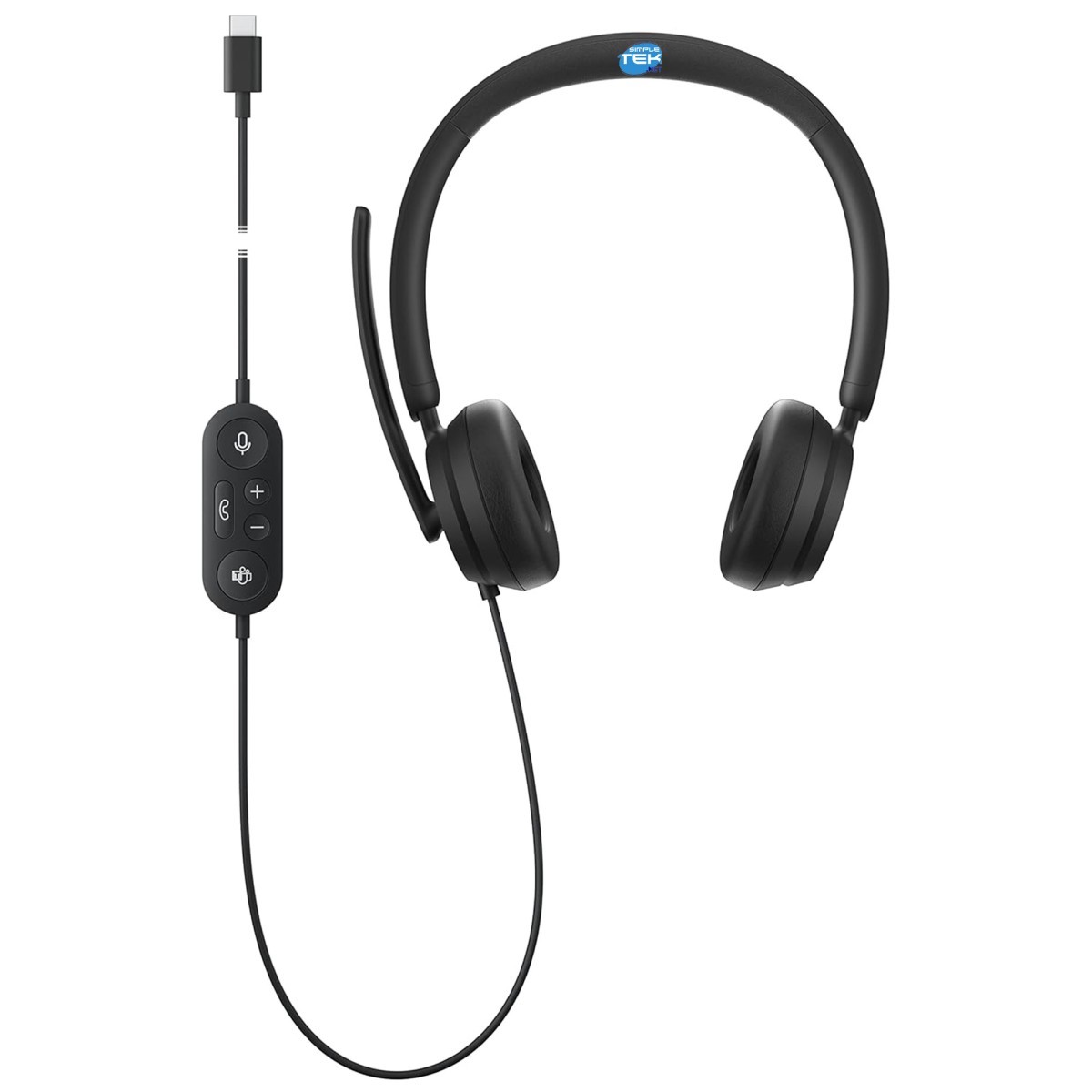 Microsoft Modern USB-C Headset Headphones Wired With Mic Type-C Thunderbolt_