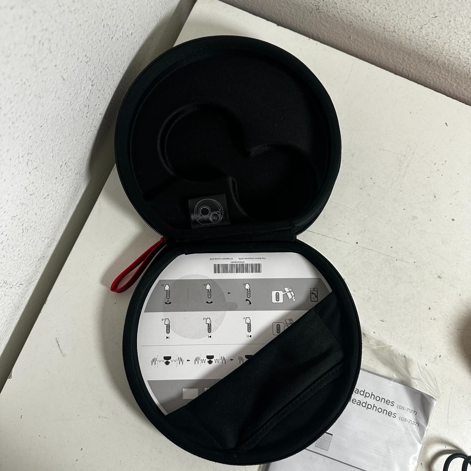 Lenovo ThinkPad X1 Black Active Noise Cancelling On-Ear Wireless Headphones