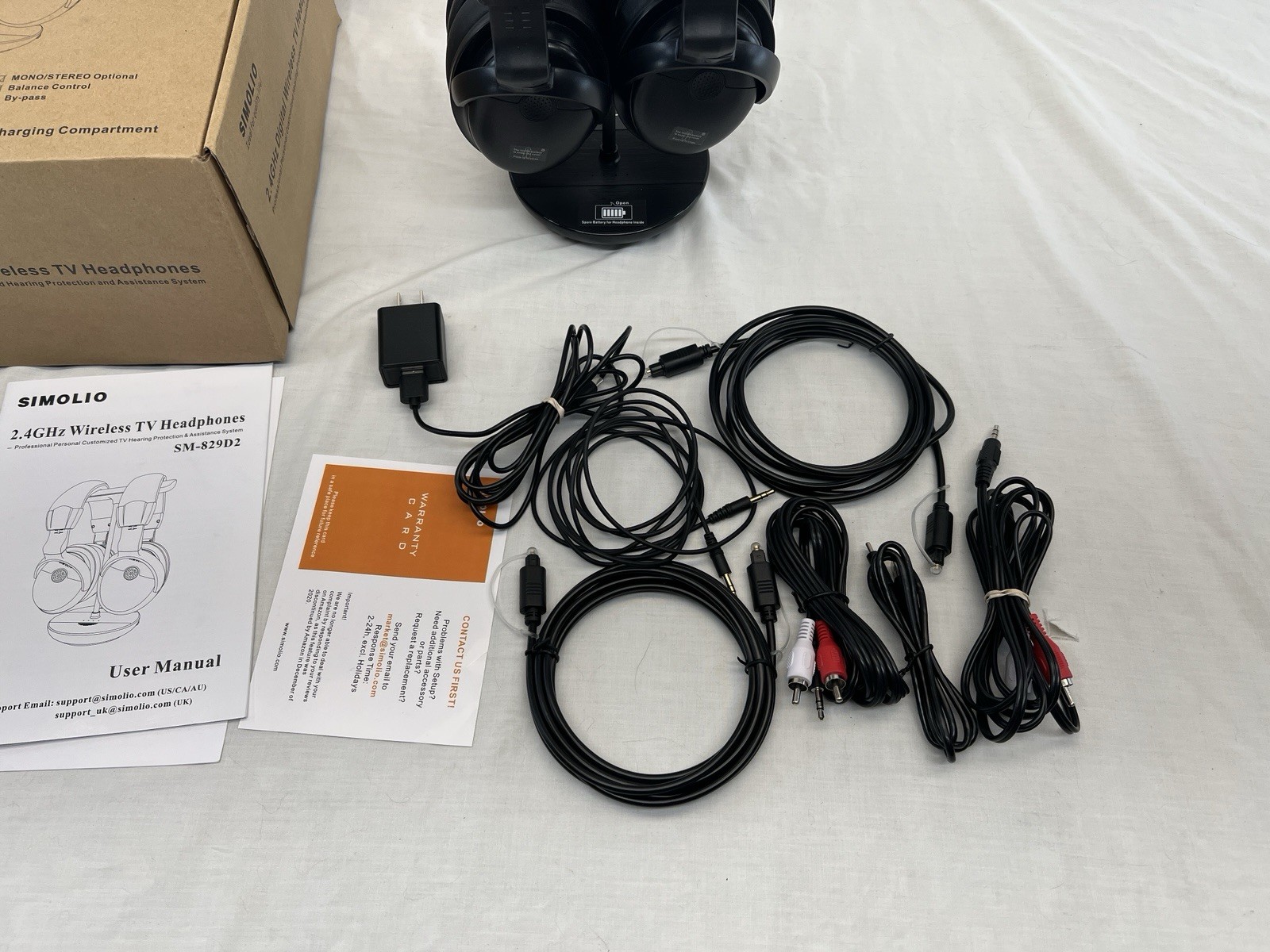2.4 GHz Simolio Digital Wireless TV 2 Headset SM-829D2