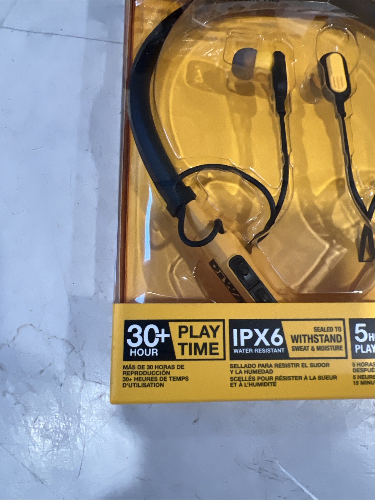 DEWALT DXMA1902091A Jobsite Pro Wireless Neckband Earphones Bluetooth