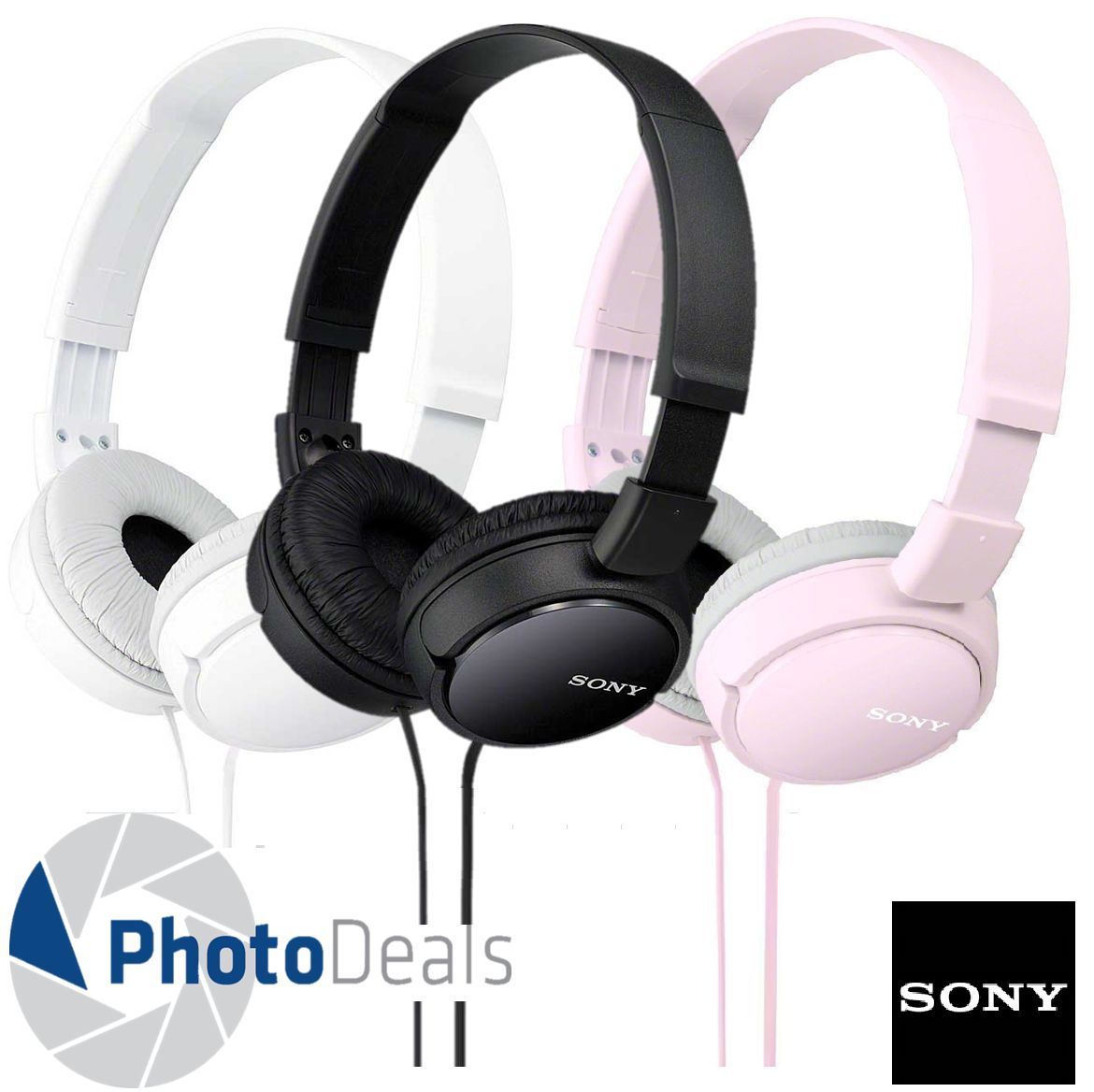 Sony MDR-ZX110 Headphones Stereo Extra Bass Monitor Over-Head Headphone