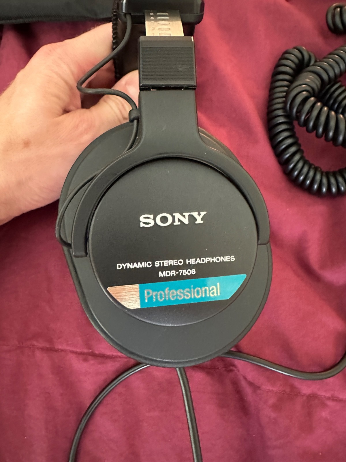 2 Pairs of Sony MDR-7506 Professional Studio Monitor Headphones