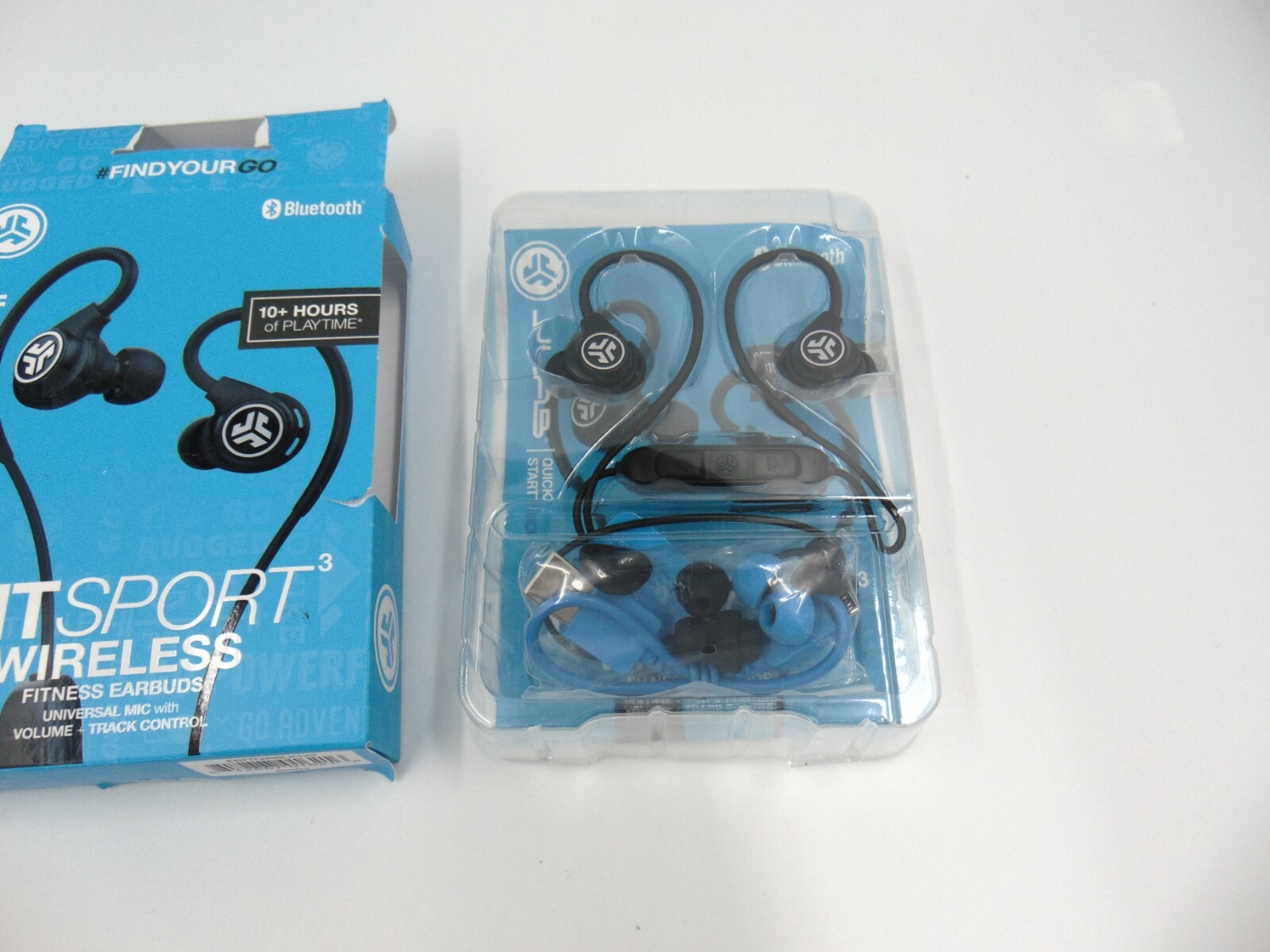 JLab(EBFIT2RBLK) Fit Wireless Sport In-Ear Earbuds-10 hours of Playtime $29.99
