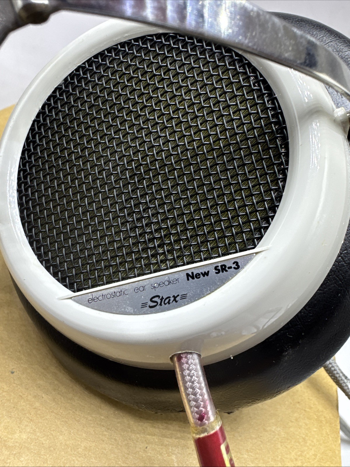 STAX Industries LTD Japan SR-3 Electrostatic Ear Speakers In Original Box