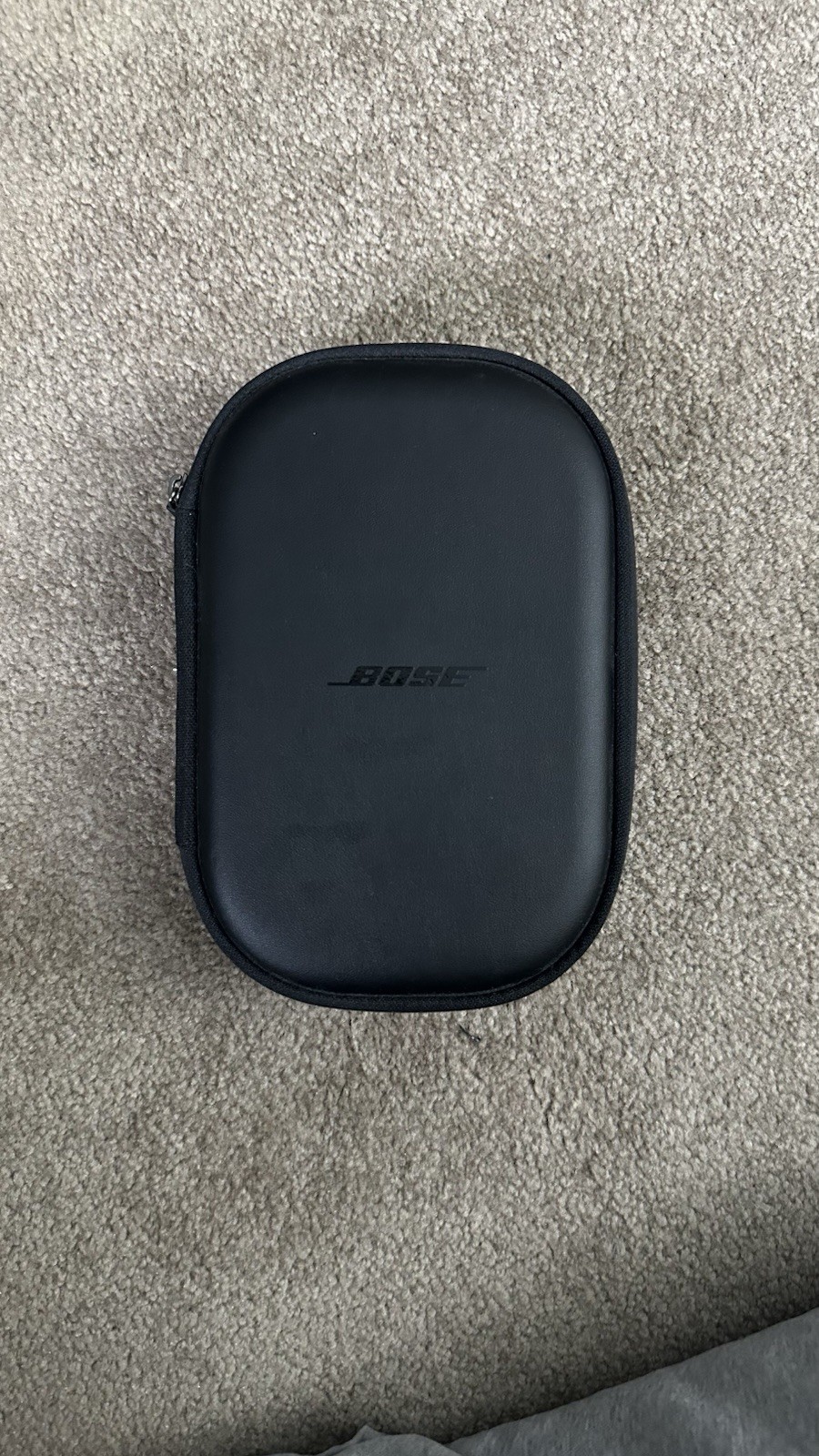 Bose special edition headphones used empty carry case. W/ Airplane hookup plug