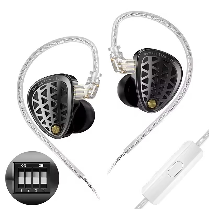 KZ Zenith Earphones New Generation Dynamic Driver Unite Headests Hifi Music Ear