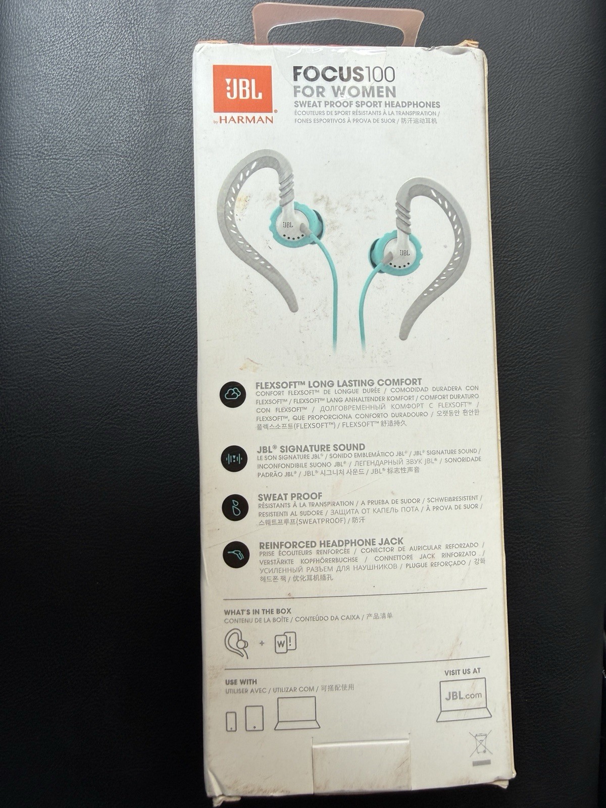 JBL Harman Focus 100 Sport Headphones Ear Buds For Women