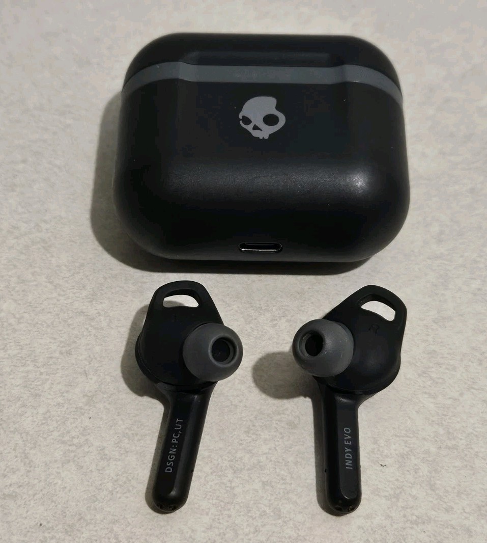 Skullcandy Indy Evo True Wireless Bluetooth Headphones S2IVW – Black