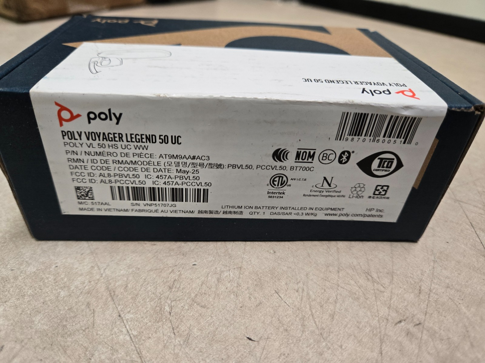 Poly Voyager Legend 50 Headset UC NOB