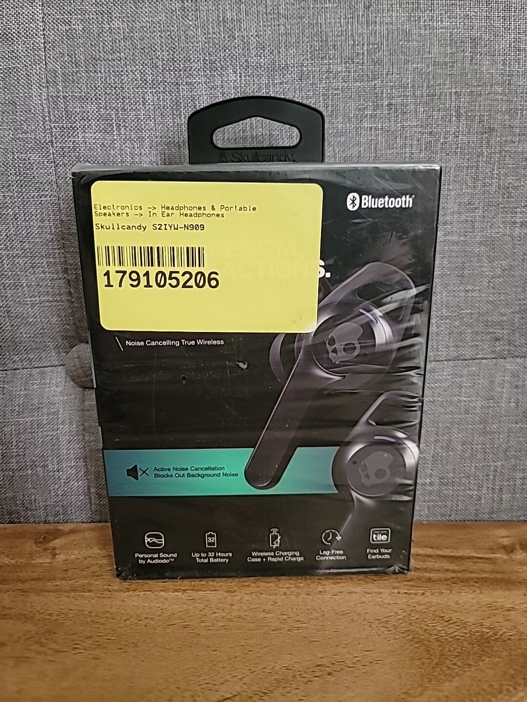 Skullcandy S2IYW-N909 In-Ear Wireless Earbuds – Black