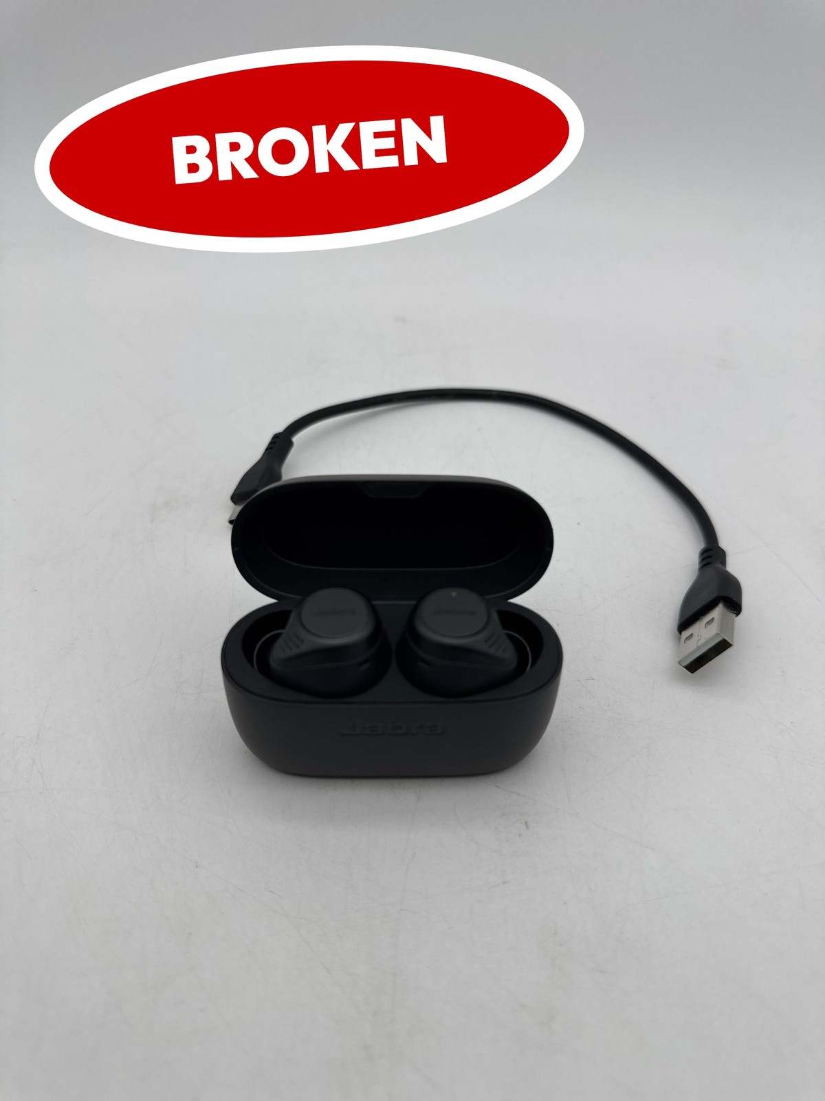 (BROKEN) Jabra Elite Active 75t True Wireless Earbuds – Gray