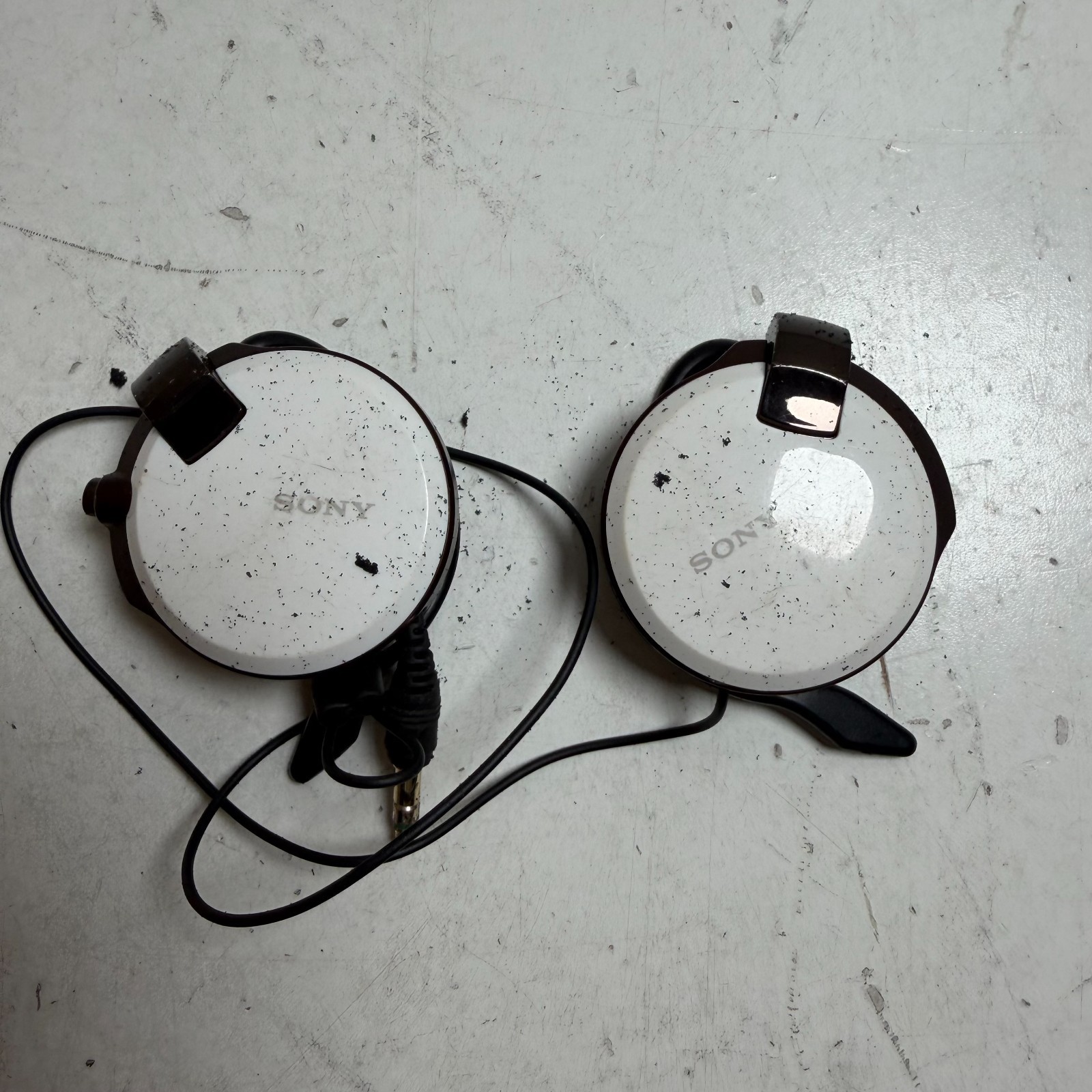 Sony MDR-Q38 White 3.5mm Jack Wired Open Air Dynamic Ear Hook Stereo Headphones