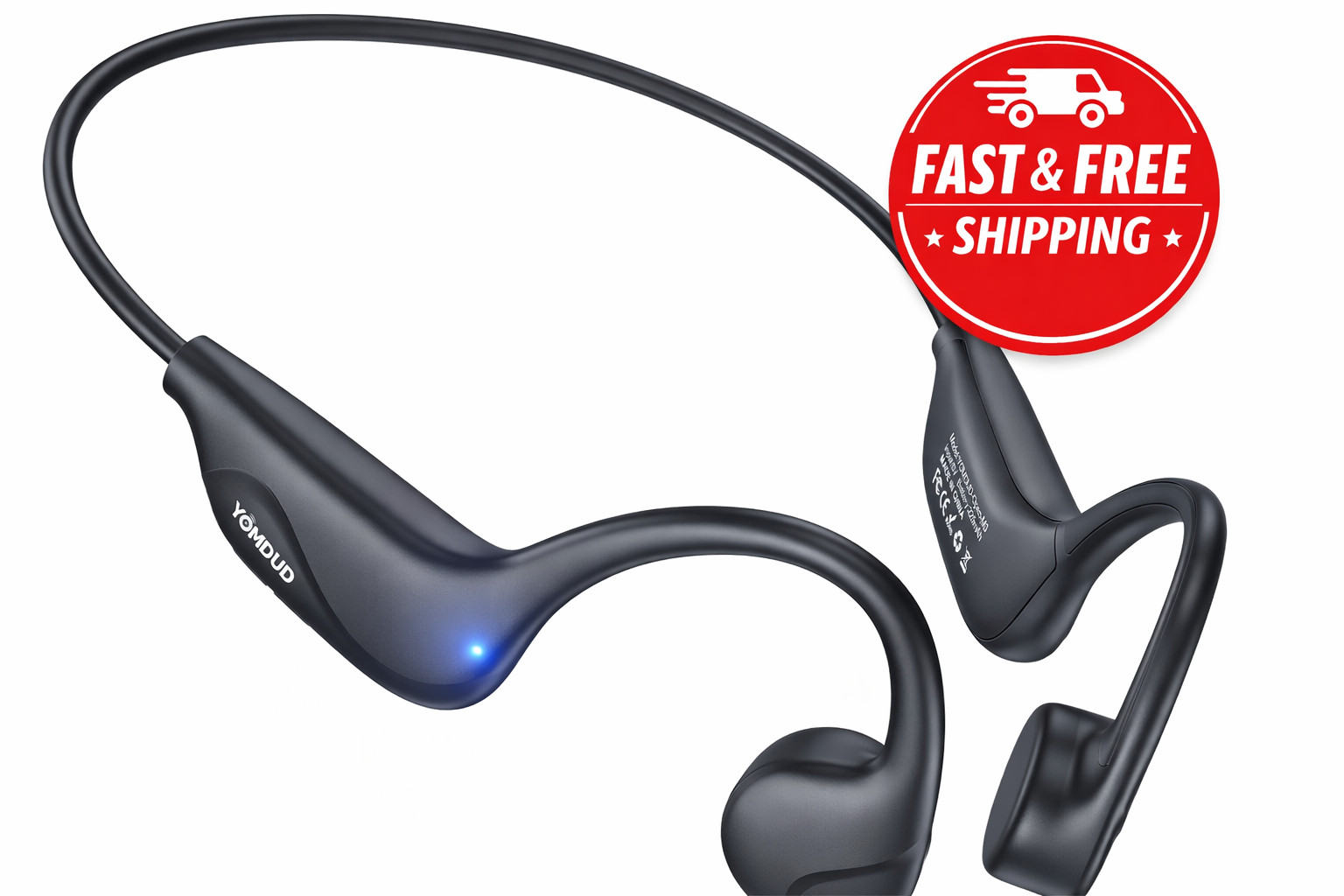 Bone Conduction Bluetooth Headphones Wireless Sports Running IPX5 Waterproof