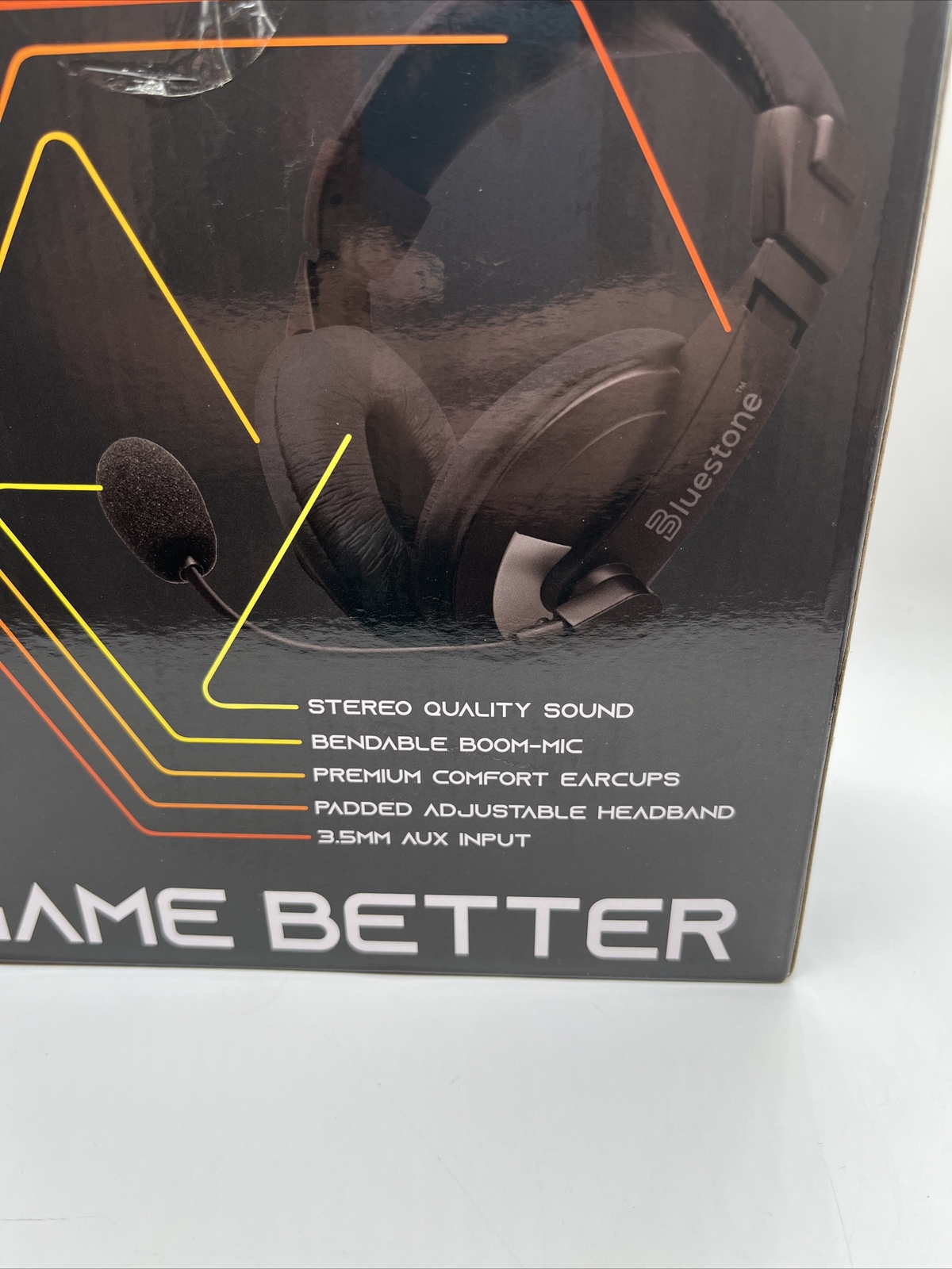 Paragon Stereo Gaming Headphones with Microphone in Black Bluestone Game Better