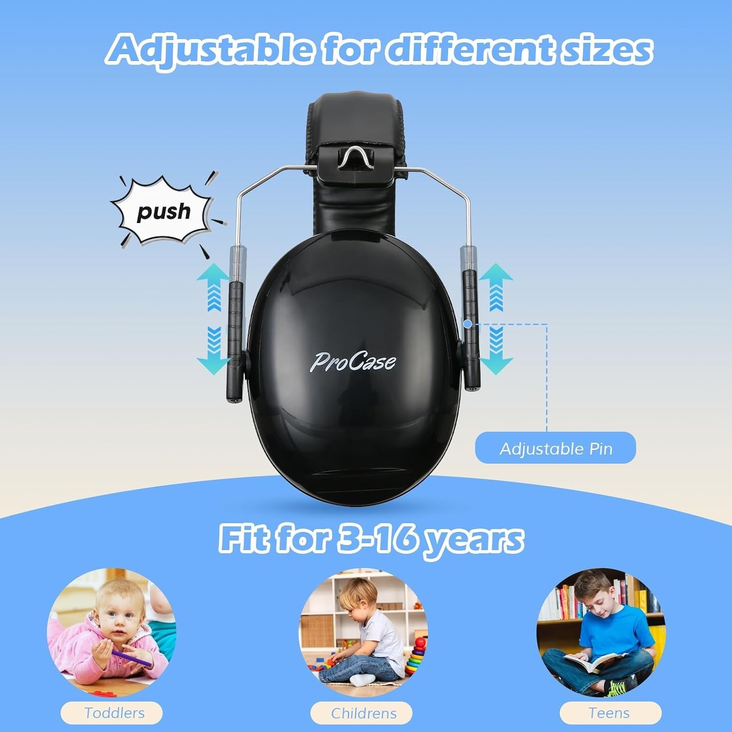 Noise Cancelling Headphones for Kids/Toddlers SNR 27dB Ear Muffs | Hearing Pr…