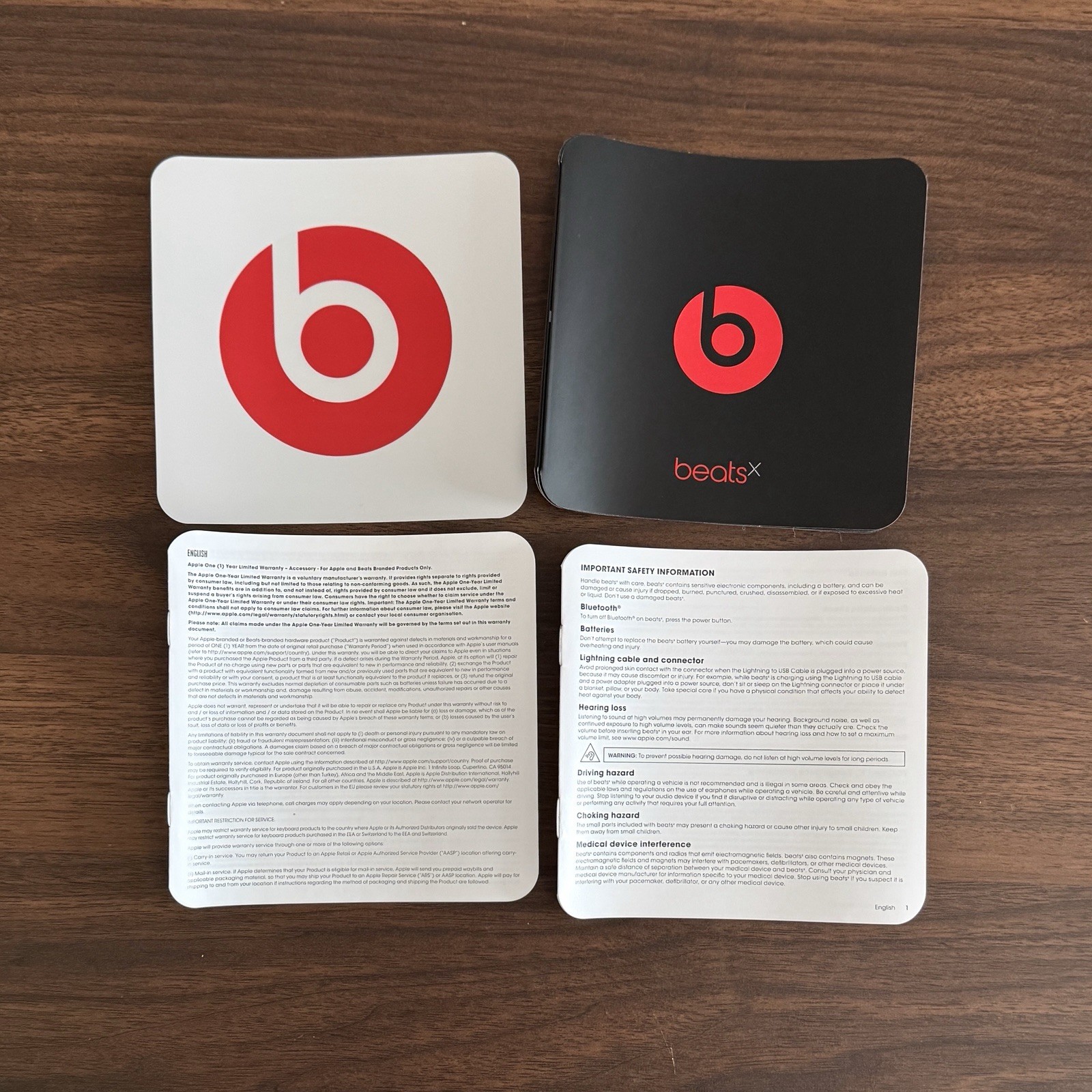 Beats By Dre BeatsX Wireless Headphones – BOX, CASE & REPLACEMENT TIPS ONLY