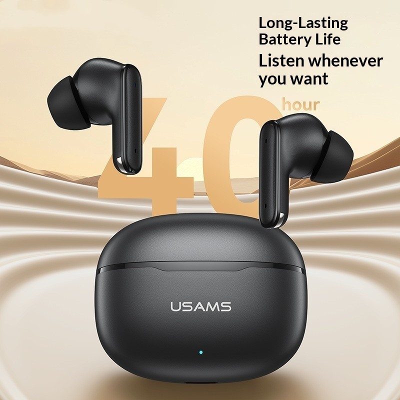 Short-Stem Semi-In-Ear Wireless Bluetooth Earbuds with Clear Sound & Comfort