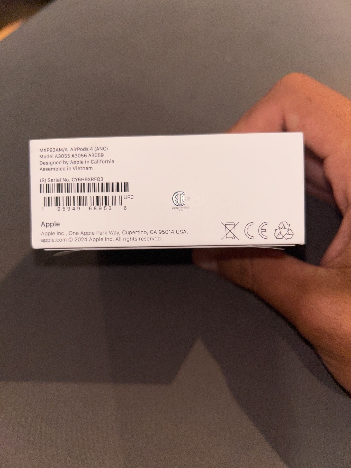 Apple AirPods 4 with noise cancellation (2024/NEW/white)