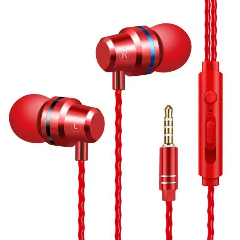 HIFI Bass Wired Earbuds Headset In-Ear Earphone Headphone MIC 3.5MM/Type-C